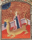 04.St. Margaret of Antioch. Illuminated manuscript ca. 1440